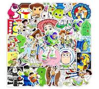 Feifei'S Bow 50 adesivi per bambini con scritta in inglese "Princess ", supereroi Elsa, Toy Story per bambini, bagagli, skateboard, bottiglie d'acqua, decalcomania (Toy Story(casuale)