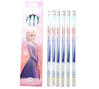 FEIFEI'S BOW, Confezione da 12 matite della principessa Elsa o Spider, HB, con gomme da cancellare, per bambini, feste, scuola, ufficio (Elsa, scatola con diversi colori inviata casualmente)