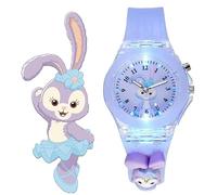 FEIFEI'S BOW Giocattoli per Bambine e Ragazzi di 3-8 Anni, Orologi per Bambini Regali per Bambini 4-9 Anni Regali di Compleanno Giocattoli didattici Orologio Che Si Illumina al Buio (Viola)