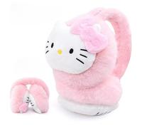 FEIFEI'S BOW Paraorecchie invernali per bambini, ragazzo, ragazza, Spider, Elsa, in pile, termica, calda, in peluche, Gatto, Taglia unica