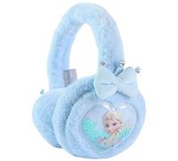 FEIFEI'S BOW Paraorecchie invernali per bambini, ragazzo, ragazza, Spider, Elsa, in pile, termica, calda, in peluche, Elsa blu 3, Taglia unica