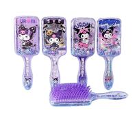 FEIFEI'S BOW Spazzola per capelli a forma di sirena, per ragazze e bambine, scivola facilmente attraverso i nodi, senza tirare, con setole glitterate, pettine con paillettes e airbag, idea regalo