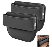 FEIHUAJIANIAN 2 Pezzi Organizer Sedile Auto per Audi Q3 1 (I) 8U I 2011-2018, Tasca Laterale Console Pelle PU Durevole Scatola Portaoggetti