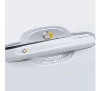 FEIHUAJIANIAN 8 Pezzi Pellicola Protettiva Portiera Dell'auto Maniglia per Smart 451 Brabus Smart 453, Adesivo Anti-Graffio per Maniglia Portiera Auto,A