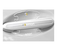 FEIHUAJIANIAN 8 Pezzi Pellicola Protettiva Portiera Dell'auto Maniglia per Smart 451 Brabus Smart 453, Adesivo Anti-Graffio per Maniglia Portiera Auto,B