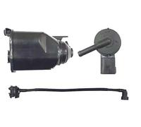 FEILIDAPARTS 3 filtri a carbone attivo+valvola di spurgo + tubo di sfiato compatibile con Audi A3 VW GOLF MK4 Seat CUPRA 1998-04