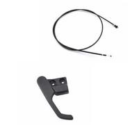 FEILIDAPARTS Cavo di rilascio del cofano e maniglia compatibile con 1985-1992 Vw Jetta Golf Mk2 (maniglia e cavo)