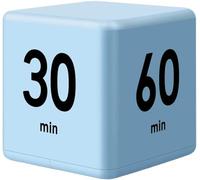 Feilifan Timer a cubo, timer da cucina per bambini, timer per esercizi, sensore di gravità, timer flip timer per la gestione del tempo e le impostazioni del conto alla rovescia (15-20-30-60 minuti,