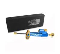 FEILIVCI Parti di Ricambio per Ducati 749 2003 2004 2005 2006 2007 2008 2009 2010 2011 Ammortizzatore di Sterzo Regolabile Universale in Alluminio per Moto Parti di Modifica(Blue And Gold)