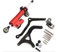 FEILIVCI Parti di Ricambio per Ducati per Multistrada V4 S 2021-2024 per MULTISTRADA V4 RS 2024 Pikes Peak 2022 2023 Kit Staffa Stabilizzatrice dello Sterzo per Moto Parti di Modifica(Black Set 2)
