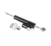FEILIVCI Parti di Ricambio per Kawasaki Z 800 Z800 2012-2022 2013 2014 2015 2016 2017 Ammortizzatore di Sterzo Regolabile Universale in Alluminio per Motocicletta Parti di Modifica(Silver-Black)