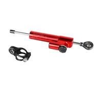 FEILIVCI Parti di Ricambio per Kawasaki Z 800 Z800 2012-2022 2013 2014 2015 2016 2017 Ammortizzatore di Sterzo Regolabile Universale in Alluminio per Motocicletta Parti di Modifica(Black And Red)