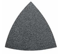FEIN 5 Fogli abrasivi con Grana 180, Lunghezza bordo 80 mm, Confezione 5 pezzi, Universale, impiego universale su quasi tutti i materiali. Non forato, fissaggio rapido a Strap