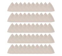 FEIN 50 Fogli abrasivi ultramorbidi Grana 500, Lunghezza bordo 80 mm, Confezione 50 pezzi, Specifici per cerchi in lega e superfici delicate. Non forato, fissaggio rapido a Strap.