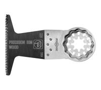 FEIN BIM E-Cut Lama da taglio di precisione, Conf. 1 pz., Larghezza 65 mm, Lunghezza 50 mm, Attacco Starlock, Lama bimetallica con dentatura giapponese su due file