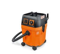 FEIN Dustex 35 L, potente aspiratore professionale a umido e secco da 32 Lt | Per collegamento di elettroutensili, cavo con spina 7,5 mt e tubo aspirazione di 4 mt., omologato per la i polvere L