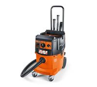 FEIN Dustex 35 LX AC, Aspiratore da cantiere classe di polvere L, Pulizia filtro automatica, Aspirapolvere solidi, liquidi con accessori, Cavo 7.5 m, Potenza max, assorbita 1380 W
