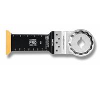 FEIN E-Cut Carbide Pro Lama da taglio in profondità, 3 pz., Larghezza 32 mm, Lunghezza 75 mm, Attacco Starlock Max, Lama in metallo duro con rivestimento in TiN estremamente resistente all’usura