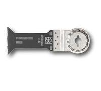 FEIN E-Cut Standard Lama da taglio, Conf. 3 pz., Larghezza 42 mm, Lunghezza 78 mm, Attacco Starlock Max, Lama con dentatura stretta, Ideale per legno, cartongesso e plastica.