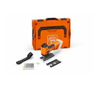 FEIN Seghetto a batteria per metallo e legno corsa 26 mm F-IRON Jig 26 AS. Seghetto alternativo potente e versatile per metallo e legno per tagli precisi e curvi.Senza batterie e caricabatteria
