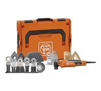 FEIN Multimaster MM 500 Plus Top EDITION, il Potente Utensile Multifunzione con 62 Accessori per Lavori di Rinnovo e Ristrutturazione per Segare, Levigare, Tagliare, Rimuovere Piastrelle e altro