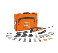 Fein MultiMaster MM 700 Max Top Oscillating MultiTool Set con QuickIn, Sistema Antivibrazioni e Cut-off Elettronico di Sicurezza - 450 W, StarlockMax Tool Mount - 72296864090