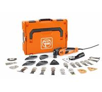 FEIN Multimaster MM 700 Max Top, Utensile multifunzione con 60 accessori, Motore FEIN da 450 W, Sistema antivibrazioni, Attacco portautensile StarlockMax, Sistema di serraggio rapido