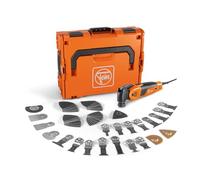 FEIN Multimaster MM 700 SELECTION, Utensile multifunzione con 62 accessori, Motore FEIN da 450 W, Sistema antivibrazioni, Attacco portautensile StarlockMax, Sistema di serraggio rapido