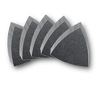 FEIN Set 50 Fogli Abrasivi Non Forati, 10 Fogli x Grana 60-80-120-180-240 in Corindone, Fissaggio Rapido a Velcro, Utilizzo Universale per Sgrossatura e Micofinitura, Legante in Resina Sintentica