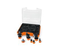 FEIN Set accessori QuickIN Metal,-BOXX72, Compatibile con tutti gli avvitatori a batteria FEIN con attacco QuickIN, Accessori con Valigetta Salvaspazio