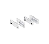 FEIN Set coppia di ganasce di protezione (P) prismatiche e (B) piatte 110 mm in alluminio, Tenuta Sicura, Lunga Durata e Protezione Materiali