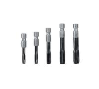 FEIN Set di Maschiatura per Fori Passanti VARIO 5 pz. 1x M8, M10, M12,M14, M16 confezione cilindrica, Elevata Resistenza Materiali, Attrito Ridotto, Attrezzo per Filettatura