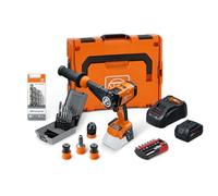 FEIN Trapano Avvitatore a batteria ASCM 18-4 QM AS Metal Advanced Top Set, con Set di Accessori, batteria ricaricabile (GBA 18 V 5,0 Ah AS) e caricatore rapido (GAL 1880 CV AS).