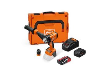 FEIN Trapano Avvitatore a batteria ASCM 18-4 QM AS Universal-lean-top Set, con set di punte da 8 pezzi, batteria ricaricabile (GBA 18 V 5,0 Ah AS) e caricatore rapido (GAL 1880 CV AS).