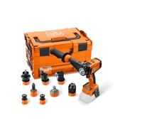 FEIN Trapano Avvitatore a Batteria ASCM18-4 QM AS QuickIN Set con 7 accessori a cambio rapido QuickIN in valigetta,-BOXX, batterie e caricabatteria non inclusi