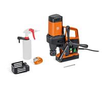 FEIN Trapano endurance con base magnetica KBE 32 QW per punte a corona | 1 velocità, estremamente leggero,Ø max. di foratura HM/HSS: 32 mm, Attacco:3/4" Weldon, profondità massima di foratura 50 mm