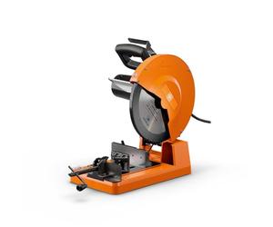 FEIN Troncatrice MKAS 355 per tagli rapidi e precisi di tubi quadri e tondi | Tubi tondi fino a 100 e quadri fino a 120 mm. Diametro lama Ø 355 mm.Regolazione dell’angolo da 0° a 45° per i tagli obliqui.