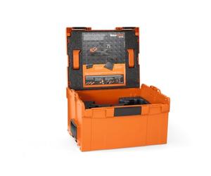 FEIN Valigetta Portautensili L-BOXX 238 con inserto per Set Morsa a Vite FEIN VersaMAG, Cassetta Attrezzi impilabile Plastica per Organizzazione Accessori