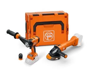 FEIN Vantaggioso combo di utensili a batteria. Trapano avvitatore ASCM 18-4 QM e smerigliatrice angolare CCG 18-125-12.Compatibile con le batterie Bosch Professional da 18 V e con batterie AMPShare.