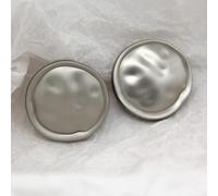 FEINIAO 6 Pezzi Bottoni per Cappotto da Uomo in Metallo Argentato Dorato Irregolare per Abbigliamento Bottoni Decorativi Grandi Chic Accessori per Cucire