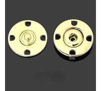 FEINIAO Bottoni Automatici in Metallo Chiusure per Abbigliamento Bottoni a Pressione Chiusura Invisibile per Cappotti Giacca Accessori per Cucire 21/23 / 25mm