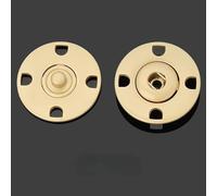 FEINIAO Bottoni Automatici in Metallo Chiusure per Abbigliamento Bottoni a Pressione Chiusura Invisibile per Cappotti Giacca Accessori per Cucire 21/23 / 25mm