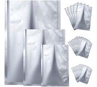 FEINIAO Sacchetti in Pellicola Mylar, sigillabili a Caldo, sigillabili per Alimenti, per Campioni di Alluminio Metallizzato (25X35cm 30X40cm 30X45cm)