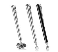 FeinKulturia 2 Pezzi Asta Magnetica Telescopica, 64 cm Strumento Magnetico in Acciaio Inox, 1,5 LB Calamita Potente Pick Up Tool per Viti, Dadi, Chiavi, Parti Metalliche, a Casa, Auto, Ufficio