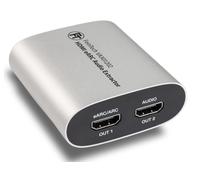 FeinTech VAX01202 HDMI eARC Audio Extractor per televisori moderni, offre Dolby Atmos TrueHD DTS-HD ai ricevitori AV Audio Splitter 1x2