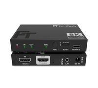 FeinTech AX210 HDMI 2.1 Audio Extractor 4K 120Hz 8K VRR ALLM, HDMI a HDMI + Audio (ottico Toslink 5.1 + AUX Stereo), pass CEC e supporto ARC da TV a sistema audio