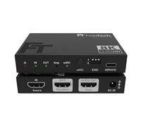 FeinTech AX211 HDMI 2.1 Audio Extractor (HDMI Audio Output) Splitter 1 in 2 out 8K 4K 120Hz eARC