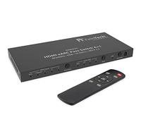 FeinTech VAX04101 HDMI eARC Pass Switch 4x1 per 3 lettori multimediali, soundbar e videoproiettore TV 4K HDR Dolby Atmos