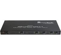 Feintech VMS04201, HDMI 2.0 Matrix Switch 4x2 con Audio Extractor Downscaler Ultra-HD 4K 60Hz HDR, 4 in 2 out