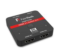FeinTech VSW12100 HDMI 2.1 Switch Interruttore Commutatore 2 in 1 Out 4K 120Hz 8K 60Hz 48Gbps VRR per Xbox PS5